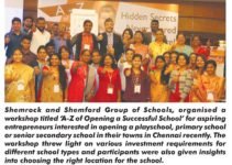 Shemrock and shemford group of schools Workshop in chennai