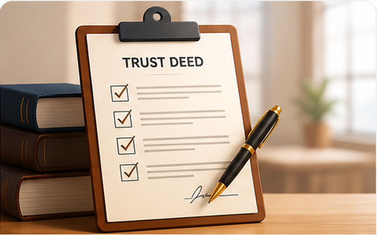 Trust deed drafting and documentation